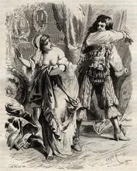 Montespanin markiisi Louis Henri (Louis-Henri) de Pardaillan de Gondrin (1640-1691) löi Rochechouart Mortemartin (tai Madame de Montespanin) (1640-1707) vaimoaan, Montespanin markiisi (Francoise Athenais). hän kieltäytyi hänestä Ki:n määräyksestä