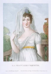 Kaunis ranskalainen tyttö, n. 1816