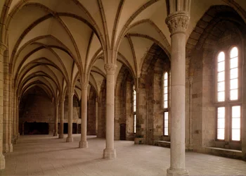 Salle des Hotes, sisänäkymä luostariin