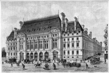 Sorbonne kunnostettiin vuonna 1887 rue des Ecoles -kadulta.