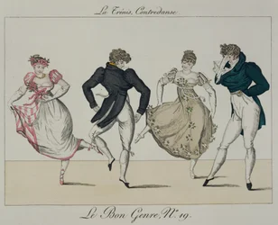 Trenis Quadrille, levy 19, Le Bon Genre, 1805