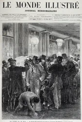 Toukokuun 16. päivän kriisi: sanomalehtien lukeminen - toukokuun 1877 "Le monde illustrious" -lehdessä