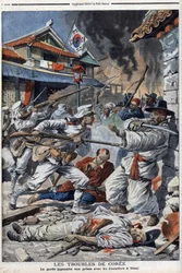 Korean ongelmat, japanilainen vartija, joka kamppailee emutiers kanssa Soulissa, sisältö Yi-Yeungin luopumiseen - "Le Petit Journal" 4. elokuuta