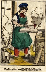 Tinnantier; Kauppasarja, kuva 1800-luvun Epinalista.