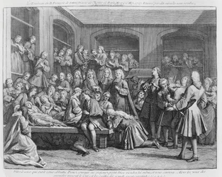Francois de Parisin hauta Saint Medardissa