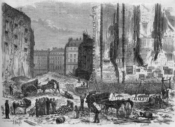 Pariisin transformaatiot toisen imperiumin alaisina, Haussmann-Pariisi; luuston löytö rue de Maubeugen rakentamisen aikana