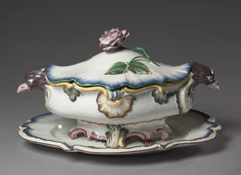 Tureen, valmistaja Strasbourg Factory, n. 1750