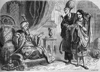 Venitian Baffa, Mourad III:n (1574-1595) tai Amurat III:n ottomaanisulttaanin suosikki. Tohtori Th. -F. Debray. 1879.
