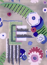 Tapettisuunnittelu Maison Hans et Fils, pub. 1930.