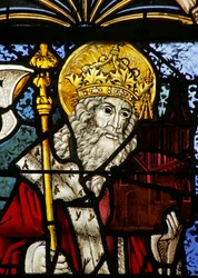 Ikkuna, joka esittää Saint Henri de Bambergia