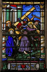 Via Crucis -tietä kuvaava ikkuna w4