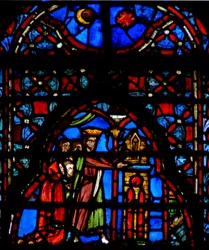Window w4 Tabernaakkeli Shiloh Josh XVIII:ssa 1
