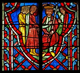 Window w5 Gideon julistetaan hallitsijaksi. Tuomarit VIII 22