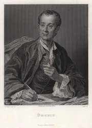 Muotokuva kirjailijasta, esseististä ja filosofista Denis Diderot
