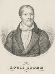 Louis Spohrin muotokuva 1784-1859, n. 1830-1840.