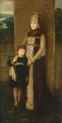 Ryhmä Münchenin taiteilijafestivaaleilta vuodelta 1876