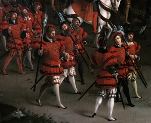Francois I:n ja Henry VIII:n haastattelu Kultaisen arkin leirillä 7. kesäkuuta
