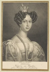 Amélie of Leuchtenberg 1812-1873, Brasilian keisarinna, 1830.