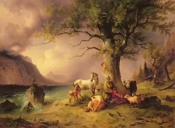 Suojeleva puu, noin 1840
