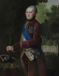 Muotokuva Peter von Bironista 1724-1800, Kurinmaan ja Semigallian herttua, 1781