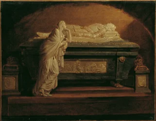 Franz Anton Zaunerin keisari Leopold II:n hauta Augustinian kirkossa