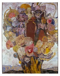 Tree in Bloom (öljy kankaalle)