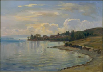 Genevenjärven maisema Savoien rannikolla (ransk. Paysage lémanique de la côte de Savoie)