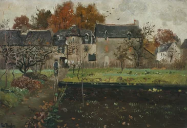 Ranskalainen maatila, noin 1900 (maalaus)