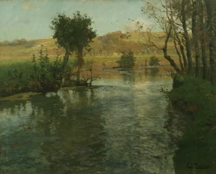 Ranskalainen jokimaisema, noin 1895 (maalaus)