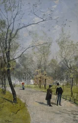 Royal Gardenista (öljy kankaalle)