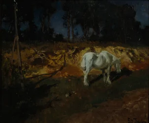 Tohtorin hevonen (öljy kankaalle)