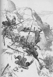 Routed espanjalaiset kiipesivät jylhillä sivuilla 1902