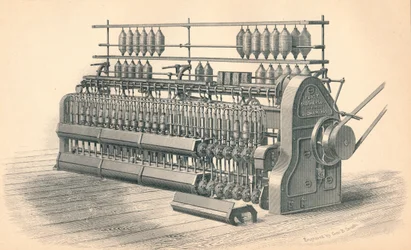 Finishing Roving Frame, Platt, Brothers & Co. Oldham