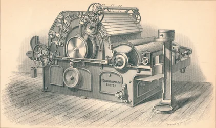 Self Stripping Carding Engine, de Dobson i Barlow Bolton