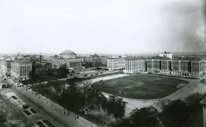 Columbia Universityn kampus lounaasta, New York City, 1910