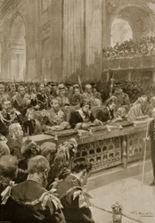 Kiitospäivän jumalanpalvelus Walesin prinssin toipumiseksi, pidettiin St. Paulin katedraalissa, 27. helmikuuta 1872, 