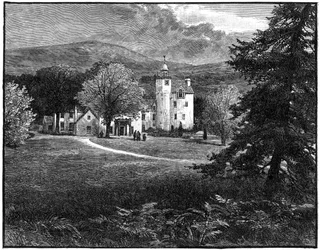 Abergeldien linna, Aberdeenshire, Skotlanti, 1900