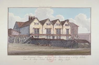 St Saviourin luostari, Bermondsey, Lontoo, 1825