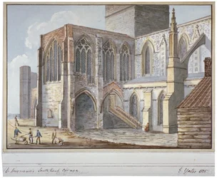 Southwarkin katedraali, Lontoo, 1825