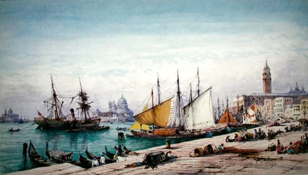 Venezia (akvarelli paperille)