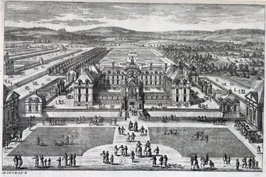 Parc Monceau: Perellen yleisnäkymä, 1600-luvun loppu