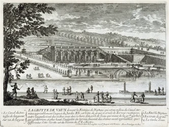 Näkymä Vaux Le Vicomten (Vaux-Le-Vicomten) luolalle - Perelle, 1600-luvun loppu
