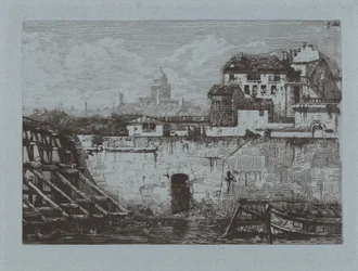 Hôtel de Brentonvilliersin rauniot Île Saint-Louis