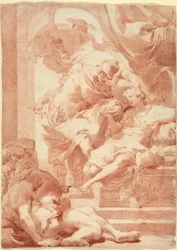 Odysseus ennen Circea, Merkurius takana