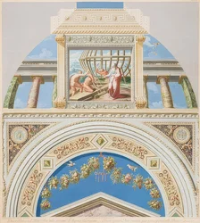 Kehys ja holvi arkin rakenteella. 1774