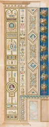 Pilaster Loggia III (koristelu eri peleillä)
