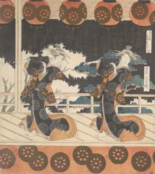 Furuichi-tanssi nro 4 neljästä, 1800-luku.