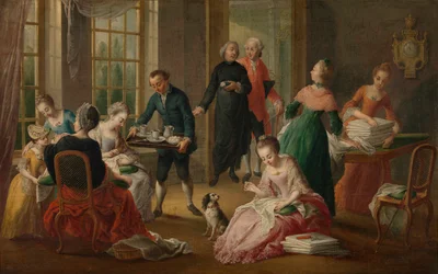 Iltapäivätee Iltapäivän välipala, 1778.
