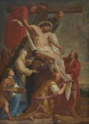 Laskeutuminen ristiltä, noin 1640 -1650 (öljy kankaalle).