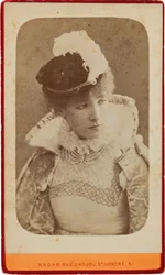 Sarah Bernhardtin muotokuva 1844-1923, noin 1865.